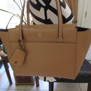 Tory Burch Parker Sm British Tan Tote